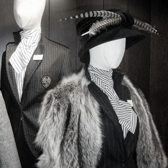 Paspoppen in Vintage look
