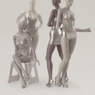 Etalagefiguren Fluid-serie