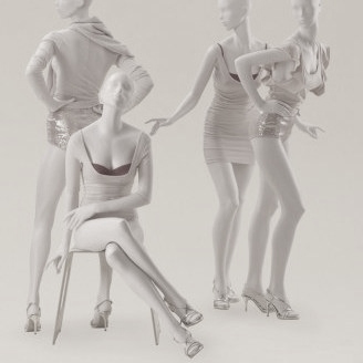 Etalagefiguren Fluid-serie